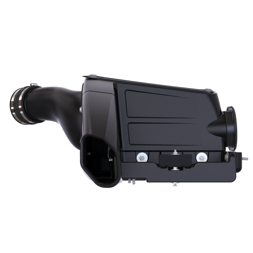 ~(18.6-Lbs.-24X15x14)~-Cold-Air-Intake-For-98-03-Ford-F250-F350-F450-F550-V8-7.3L-Powerstroke-Dry-Extendable-White-S-B