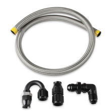 Load image into Gallery viewer, 180-Degree-Nitrous-Bottle-Blowdown-Hose-Kit-W-90-Degree-Exit-Fitting