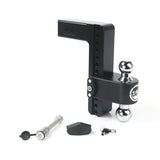 Weigh Safe CTB10-2.5-KA-CER-BLA Cerakoted 180 Hitch Chrome Tow Balls- 10