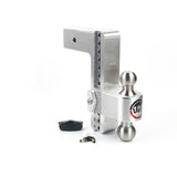 Weigh Safe LTB10-3 Adjustable Trailer Hitch w/ SS Tow Balls 10