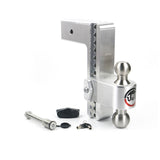 Weigh Safe LTB10-3-KA Adjustable Trailer Hitch w/ SS Tow Balls 10