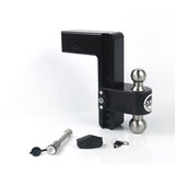 Weigh Safe LTB10-3-KA-CER-BLA Cerakoted 180 Hitch w/ SS Tow Balls 10