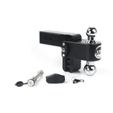 Weigh Safe CTB4-2.5-KA-CER-BLA Cerakoted 180 Hitch w/ Chrome Tow Balls - 4