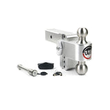 Weigh Safe LTB4-2.5-KA Adjustable Trailer Hitch w/ SS Tow Balls 4