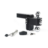 Weigh Safe CTB4-2-KA-CER-BLA Cerakoted 180 Hitch w/ Chrome Tow Balls - 4