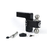 Weigh Safe LTB6-2.5-KA-CER-BLA Cerakoted 180 Hitch w/ SS Tow Balls 6