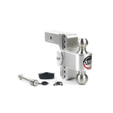 Weigh Safe LTB6-2.5-KA Adjustable Trailer Hitch w/ SS Tow Balls 6