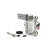 Weigh Safe LTB6-3-KA Adjustable Trailer Hitch w/ SS Tow Balls 6