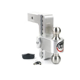 Weigh Safe LTB8-2.5 Adjustable Trailer Hitch w/ SS Tow Balls 8