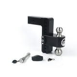 Weigh Safe LTB8-2.5-KA-CER-BLA Cerakoted 180 Hitch w/ SS Tow Balls 8