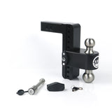 Weigh Safe LTB8-2-KA-CER-BLA Cerakoted 180 Hitch w/ SS Tow Balls 8