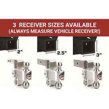 Load image into Gallery viewer, 180-Hitch-8In-Drop-Hitch--2In-Shank-(10K12.5K-Gtwr)-WWs05---Aluminum