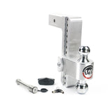 Weigh Safe CTB10-2.5-KA Adjustable 180 Hitch Chrome Tow Balls- 10