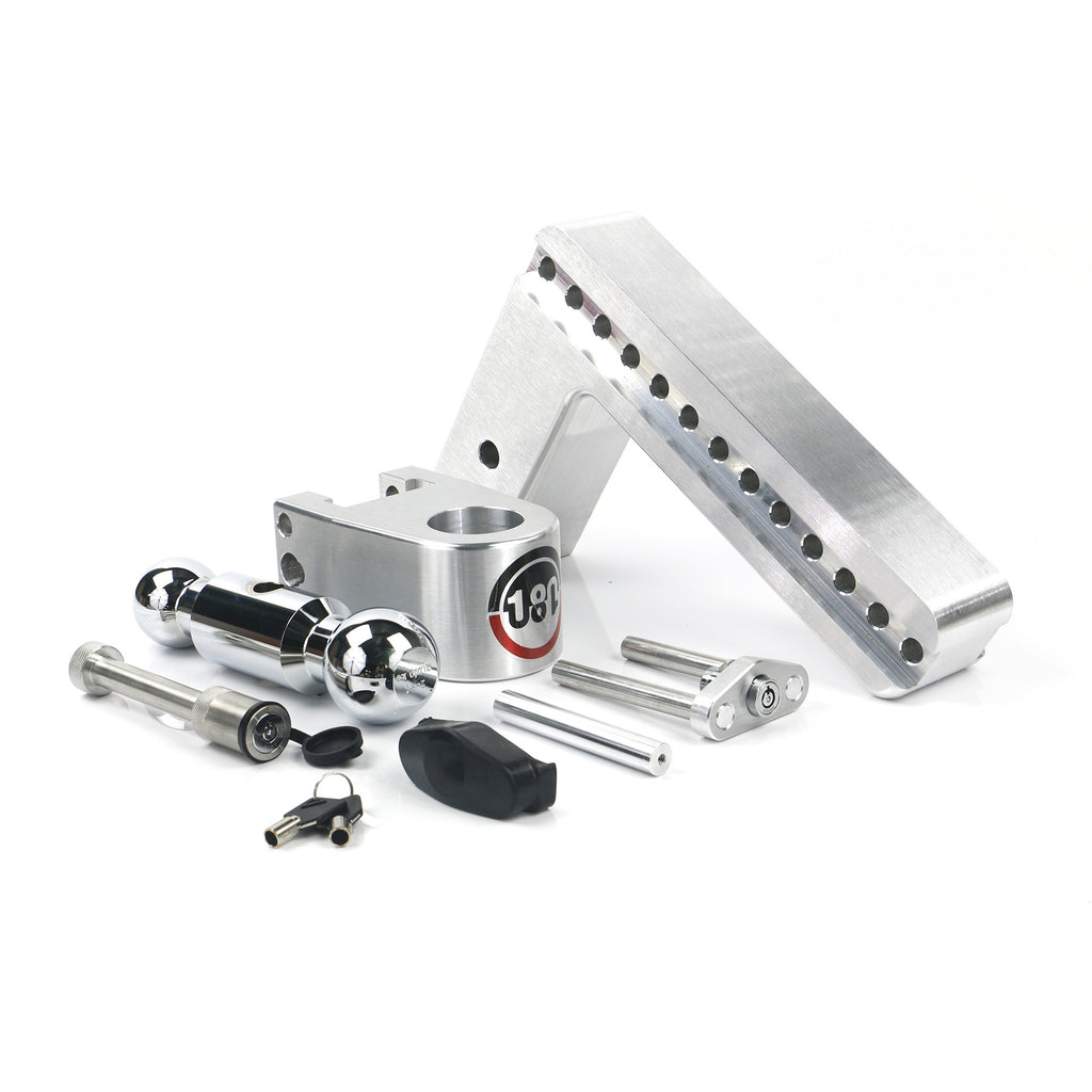180-Turnover-Ball-10-Drop-Hitch-W-3-Shank--Chrome-Plated-2--2516-Ball-WW503-Keyed-Alike