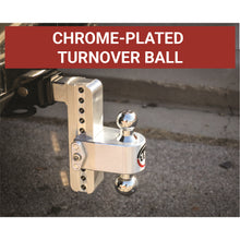 Load image into Gallery viewer, 180-Turnover-Ball-10-Drop-Hitch-W-3-Shank--Chrome-Plated-2--2516-Ball-WW503-Keyed-Alike