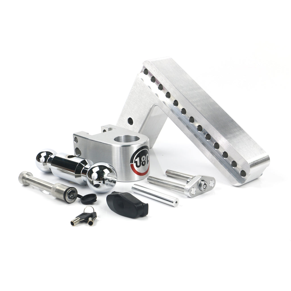 180-Turnover-Ball-10-Drop-Hitch-W-3-Shank--Chrome-Plated-2--2516-Ball-WW503-Keyed-Alike
