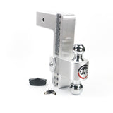 Weigh Safe CTB10-3 Adjustable 180 Hitch w/ Chrome Tow Balls - 10