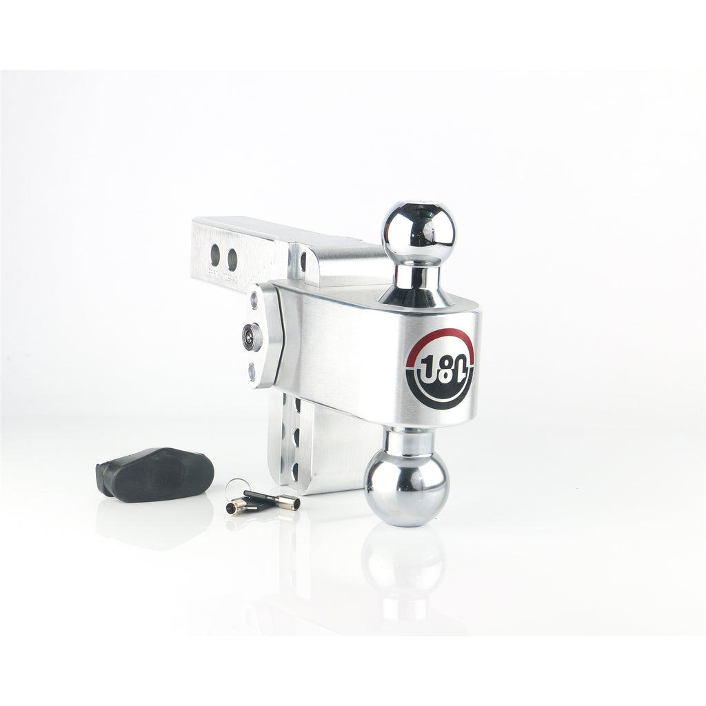 180-Turnover-Ball-4-Drop-Hitch-W-2-Shank--Chrome-Plated-2--2516-Ball-WW503