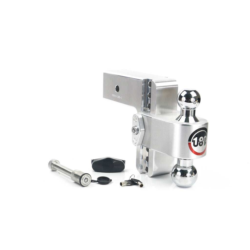 180-Turnover-Ball-6-Drop-Hitch-W-3-Shank--Chrome-Plated-2--2516-Ball-WW503-Keyed-Alike