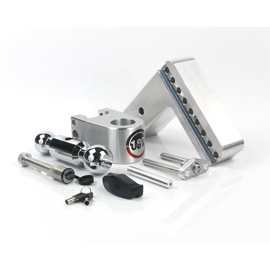 180-Turnover-Ball-6-Drop-Hitch-W-3-Shank--Chrome-Plated-2--2516-Ball-WW503-Keyed-Alike