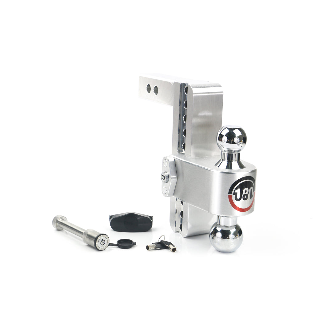 180-Turnover-Ball-8-Drop-Hitch-W-2-Shank--Chrome-Plated-2--2516-Ball-WW503-Keyed-Alike