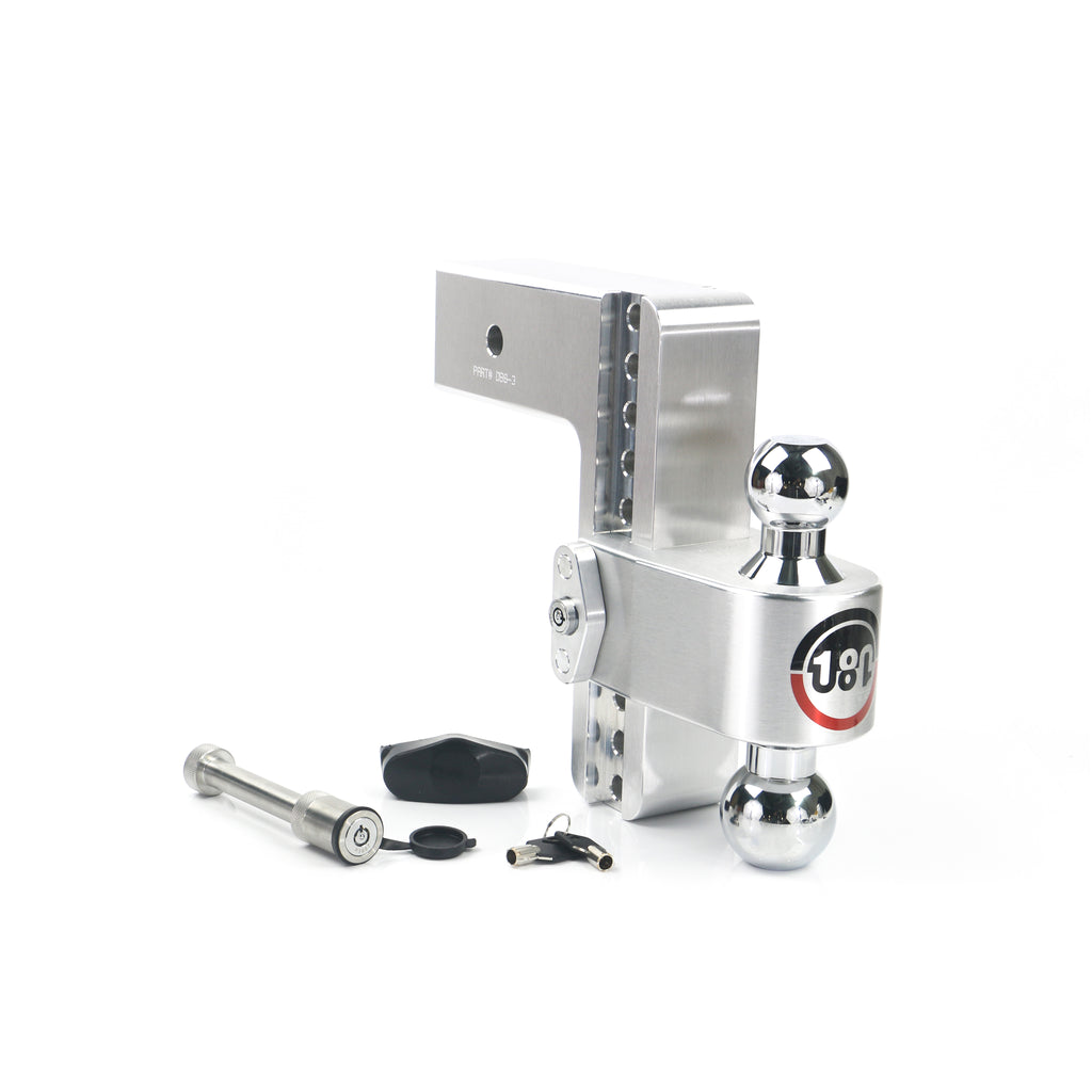 180-Turnover-Ball-8-Drop-Hitch-W-3-Shank--Chrome-Plated-2--2516-Ball-WW503-Keyed-Alike