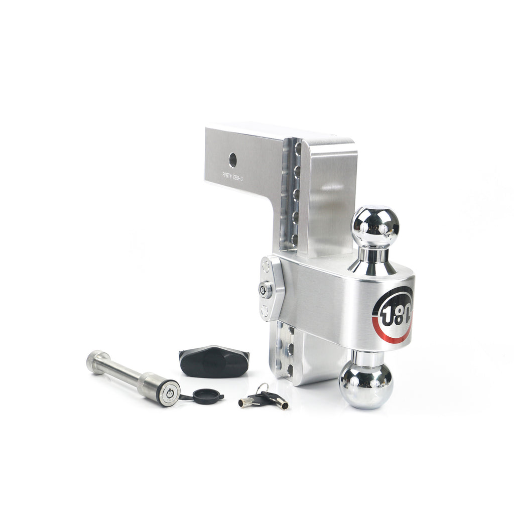 180-Turnover-Ball-8-Drop-Hitch-W-3-Shank--Chrome-Plated-2--2516-Ball-WW503-Keyed-Alike