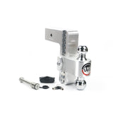 Weigh Safe CTB8-3-KA Adjustable 180 Hitch w/ Chrome Tow Balls - 8