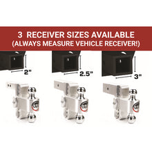 Load image into Gallery viewer, 180-Turnover-Ball-8-Drop-Hitch-W-3-Shank--Chrome-Plated-2--2516-Ball-WW503
