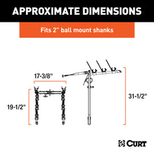 Load image into Gallery viewer, CURT 18013 Clamp-On Bike Rack (3 Bikes, Fits Over 2" Shank)