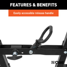 Load image into Gallery viewer, CURT 18013 Clamp-On Bike Rack (3 Bikes, Fits Over 2" Shank)