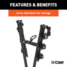Load image into Gallery viewer, CURT 18013 Clamp-On Bike Rack (3 Bikes, Fits Over 2" Shank)