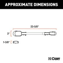 Load image into Gallery viewer, CURT 18016 22-1/2" to 31" Adjustable Bike Adapter Beam for Angled Frames