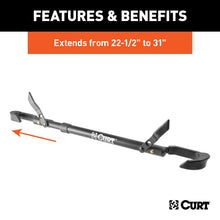 Load image into Gallery viewer, CURT 18016 22-1/2" to 31" Adjustable Bike Adapter Beam for Angled Frames
