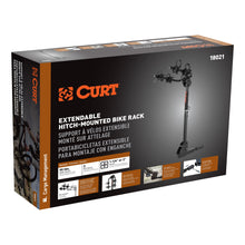 Load image into Gallery viewer, CURT 18021 Hitch-Mounted Bike Rack (2 Bikes, 1-1/4" or 2" Shank)