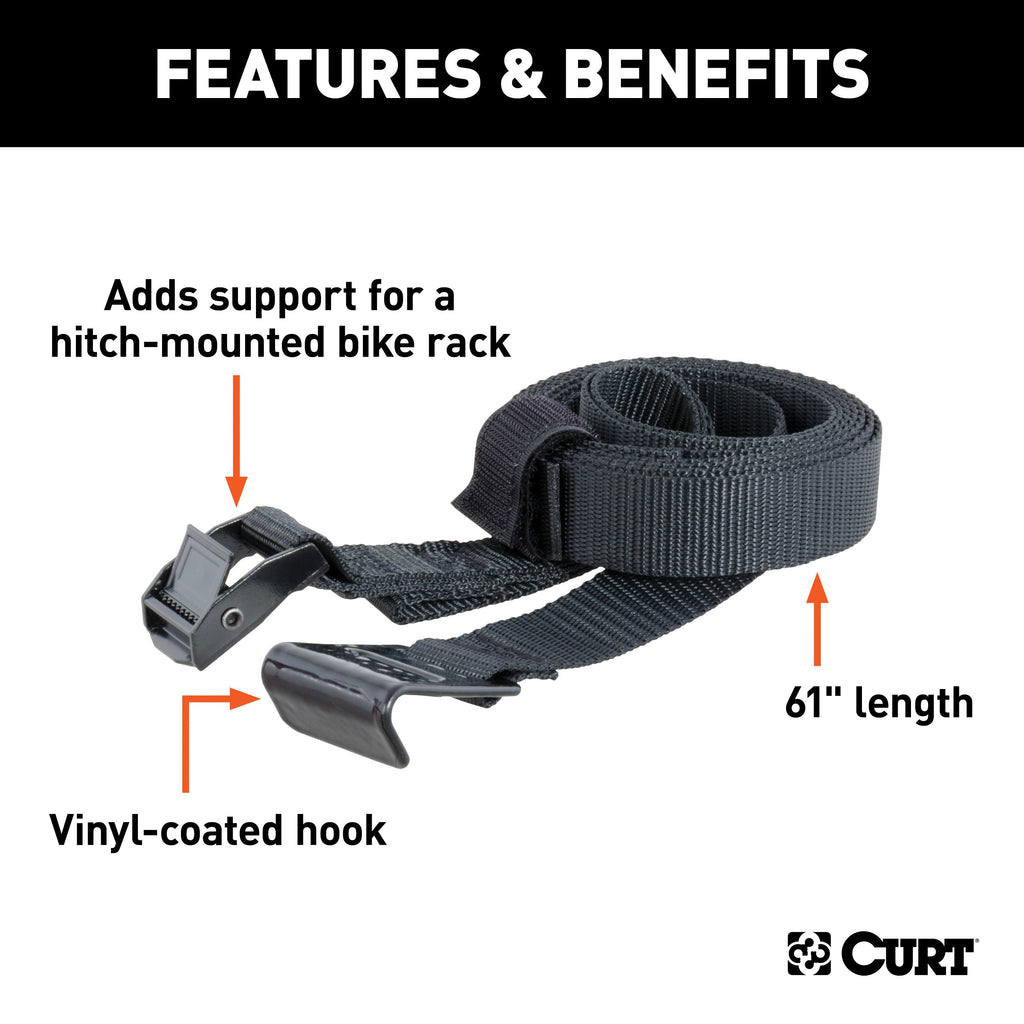 CURT 18050 61" Hitch Bike Rack Support Strap
