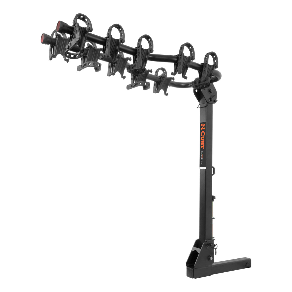 CURT 18065 Premium Hitch-Mounted Bike Rack (5 Bikes, 2" Shank)