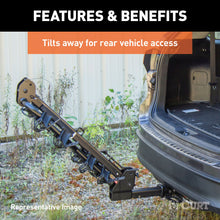 Load image into Gallery viewer, CURT 18065 Premium Hitch-Mounted Bike Rack (5 Bikes, 2" Shank)