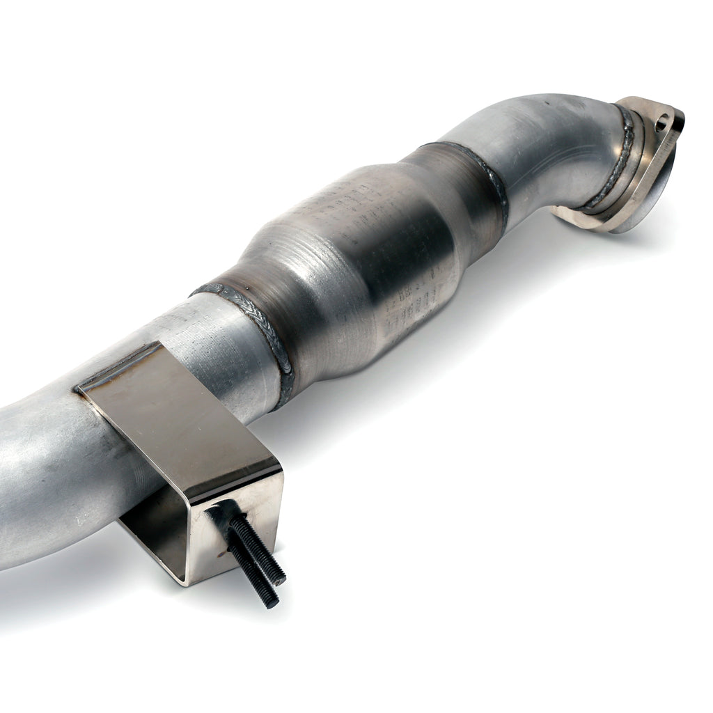BBK Performance Parts 1809 2015-23 MUSTANG 2.3L ECOBOOST 3" HIGH FLOW CATTED DOWN PIPE for Select Ford Mustang