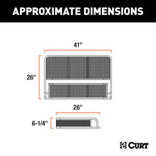 Load image into Gallery viewer, CURT 18101 41" x 26" Black Steel Universal ATV Cargo Carrier