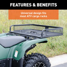 Load image into Gallery viewer, CURT 18101 41" x 26" Black Steel Universal ATV Cargo Carrier