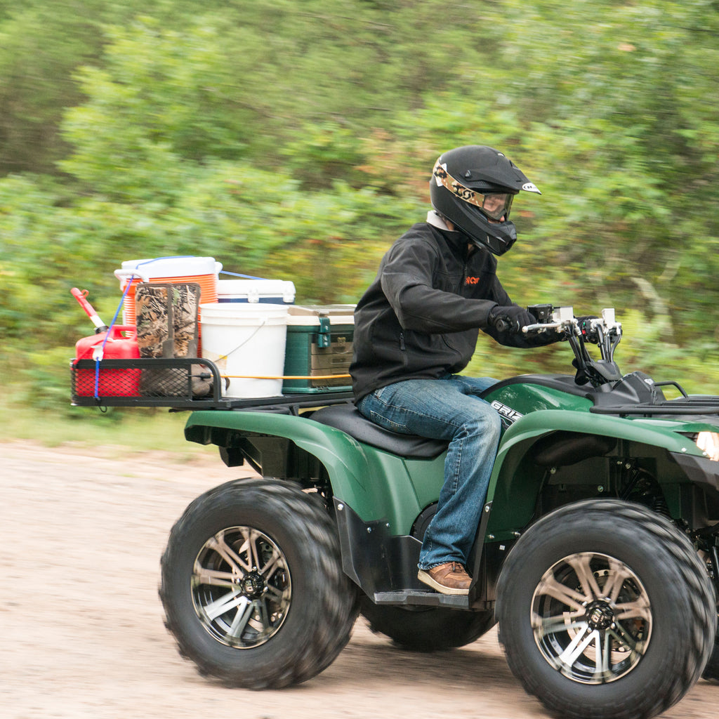 CURT 18101 41" x 26" Black Steel Universal ATV Cargo Carrier