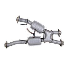 Load image into Gallery viewer, BBK Performance Parts 1810 1979-1993 MUSTANG 5.0 SHORT MID X PIPE W/ CATS FOR BBK 1531/0 HEADERS for Select Ford Mustang