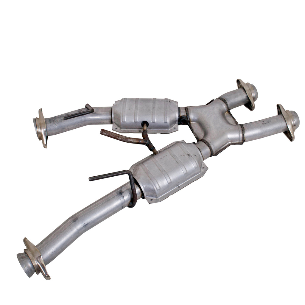 BBK Performance Parts 1810 1979-1993 MUSTANG 5.0 SHORT MID X PIPE W/ CATS FOR BBK 1531/0 HEADERS for Select Ford Mustang