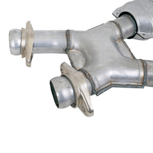 Load image into Gallery viewer, BBK Performance Parts 1810 1979-1993 MUSTANG 5.0 SHORT MID X PIPE W/ CATS FOR BBK 1531/0 HEADERS for Select Ford Mustang