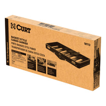 Load image into Gallery viewer, CURT 18113 49" x 22" Black Aluminum Basket Cargo Carrier (Fixed 2" Shank, 500 lbs.)