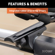 Load image into Gallery viewer, CURT 18118 53-3/8" Aluminum Universal Roof Rack Crossbars