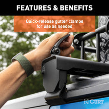 Load image into Gallery viewer, CURT 18122 Jeep Roof Rack Crossbars for Wrangler JL, Gladiator (2-Pack) for Select Jeep Gladiator, Jeep Wrangler