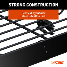 Load image into Gallery viewer, CURT 18123 44" x 35" Black Steel Roof Rack Cargo Carrier