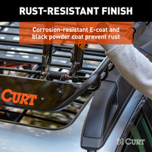 Load image into Gallery viewer, CURT 18124 6 sq. ft. Black Steel Roof Rack Cargo Carrier Extension